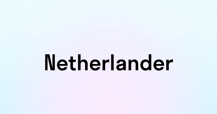 Netherlander