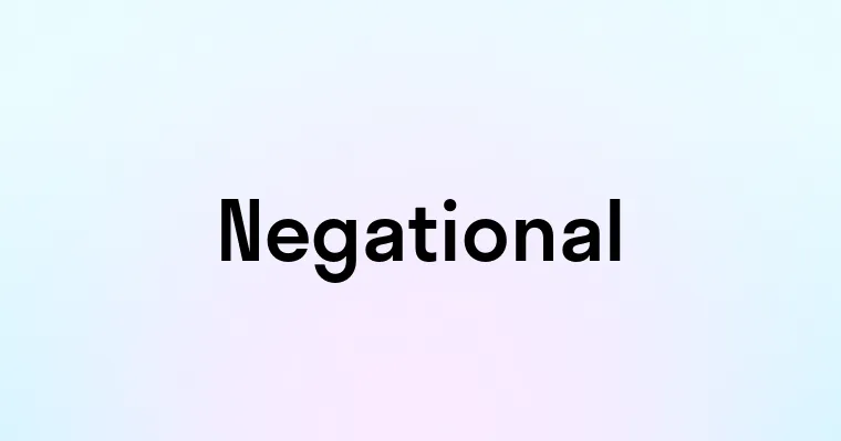 Negational