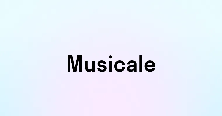 Musicale