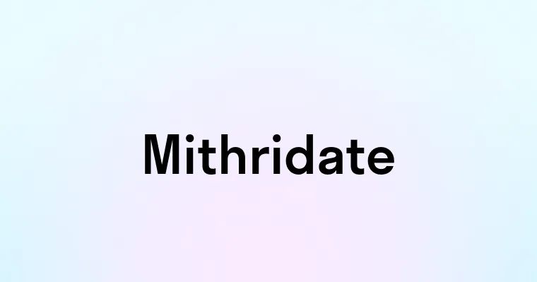 Mithridate