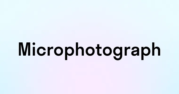 Microphotograph