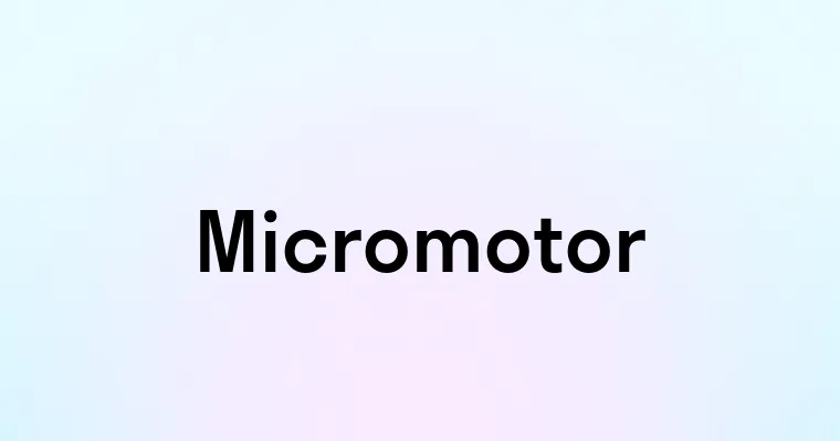 Micromotor