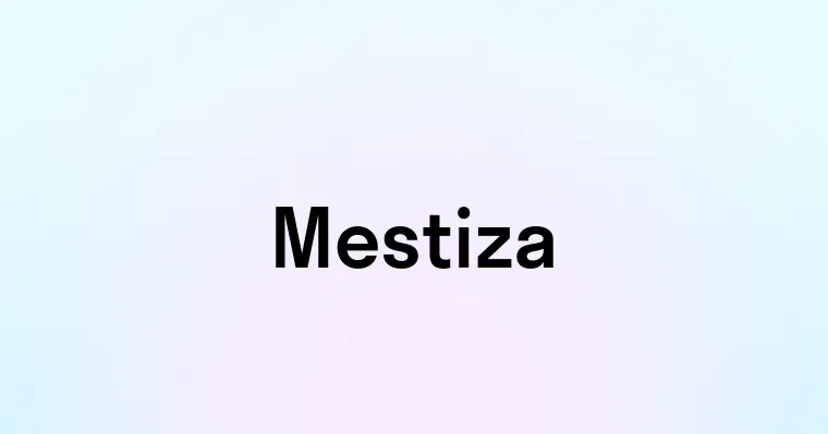 Mestiza