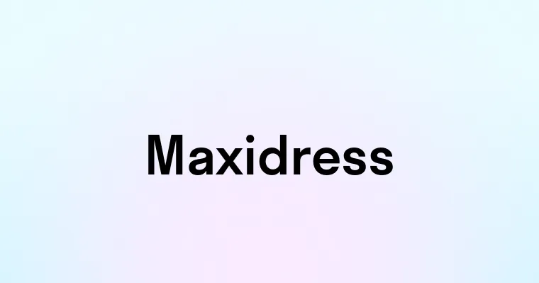 Maxidress