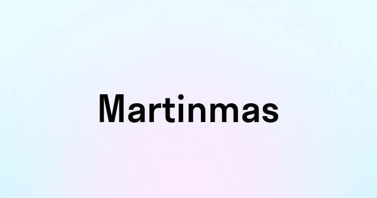 Martinmas