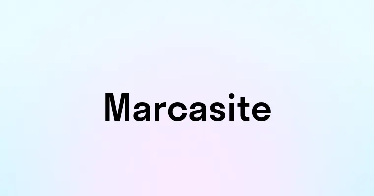 Marcasite