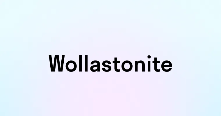 Wollastonite