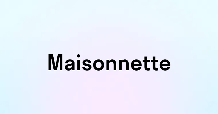 Maisonnette