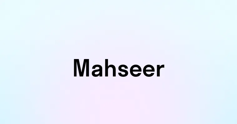 Mahseer