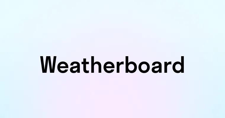 Weatherboard