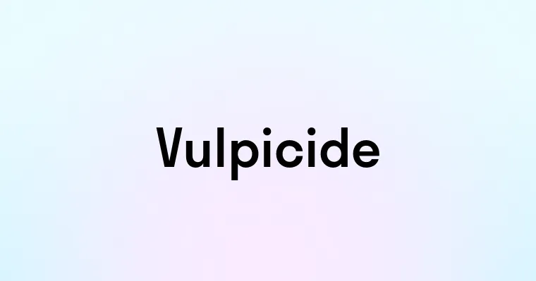 Vulpicide