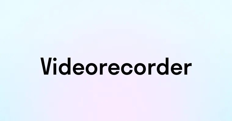 Videorecorder