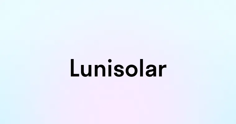 Lunisolar