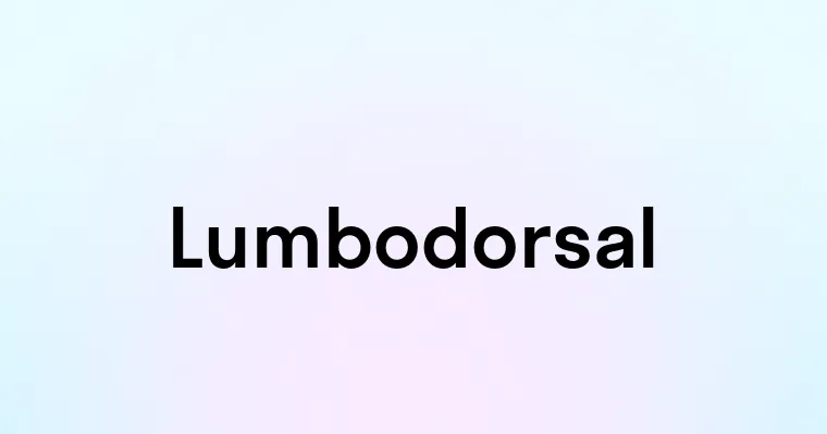 Lumbodorsal