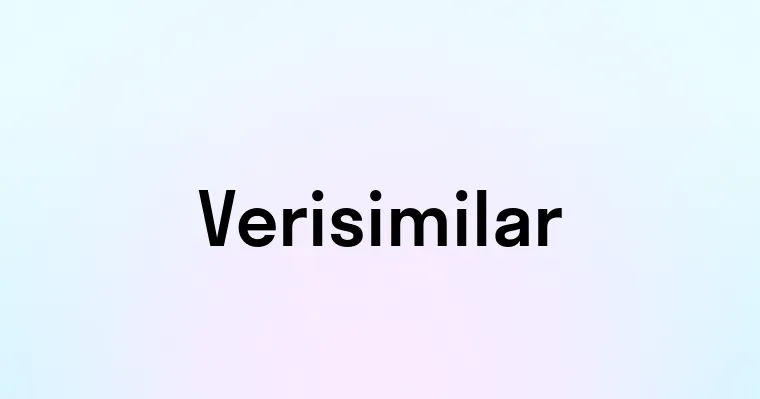 Verisimilar