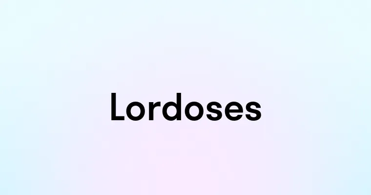 Lordoses