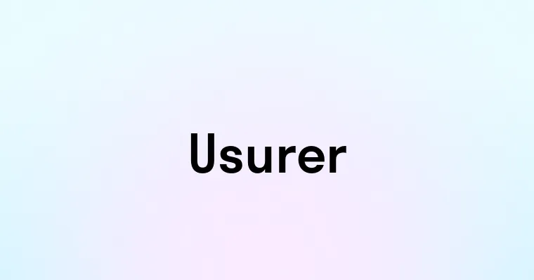 Usurer