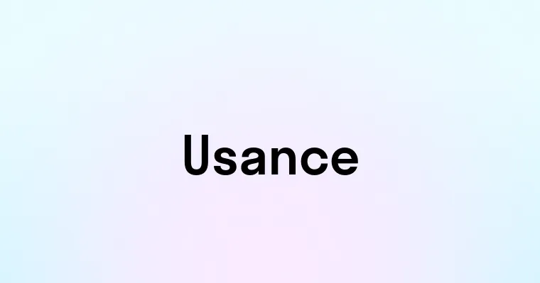 Usance