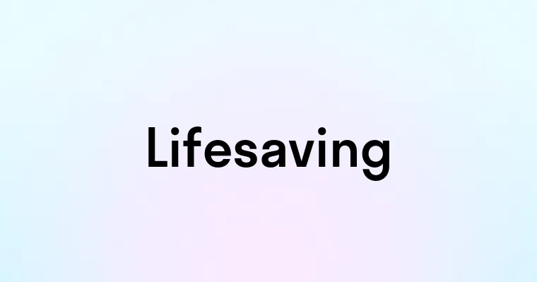 Lifesaving