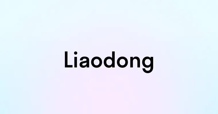 Liaodong