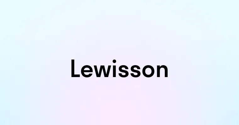 Lewisson