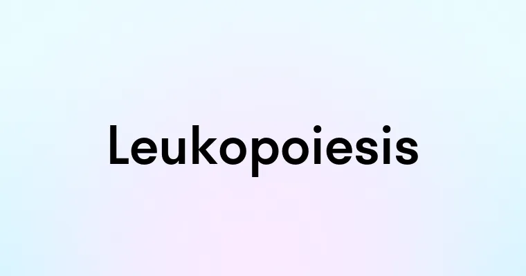 Leukopoiesis