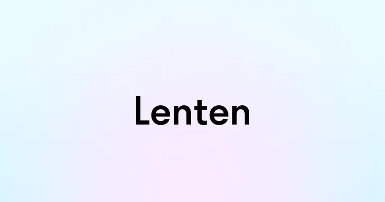 Lenten