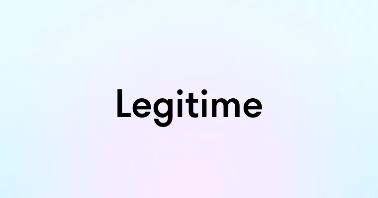 Legitime