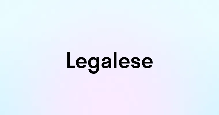 Legalese