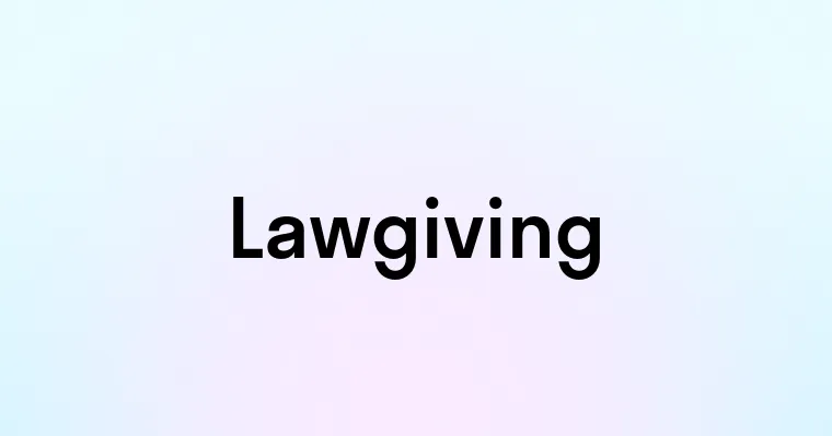 Lawgiving