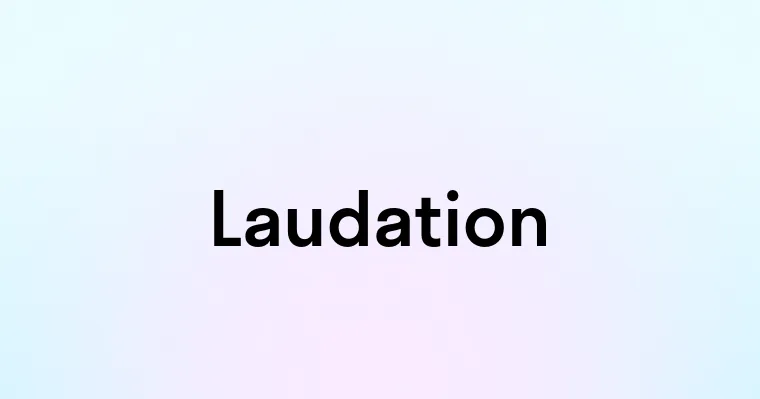 Laudation