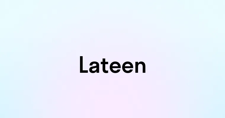 Lateen