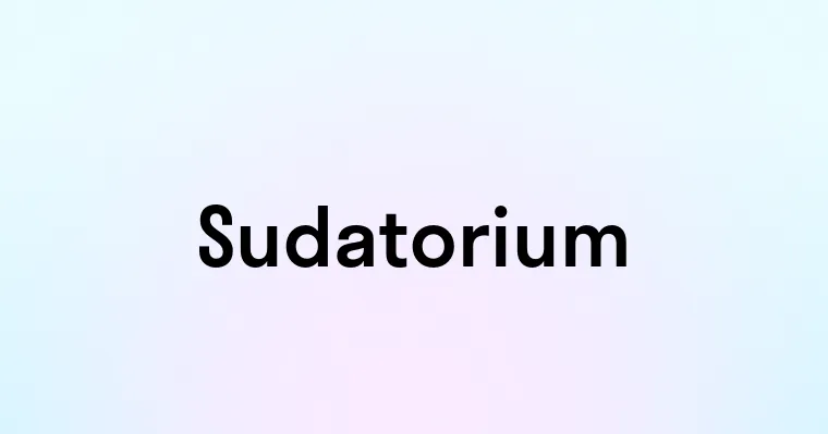 Sudatorium