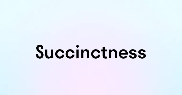 Succinctness