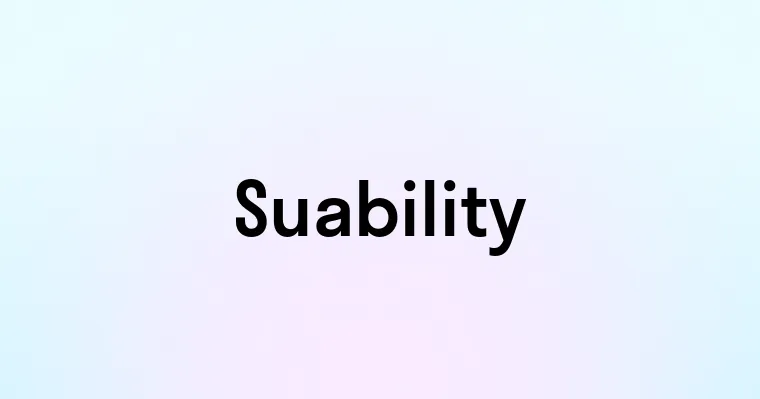 Suability