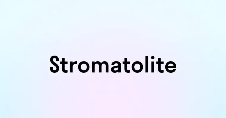 Stromatolite