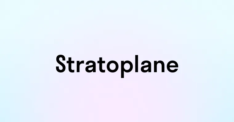 Stratoplane