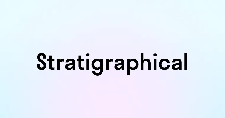 Stratigraphical