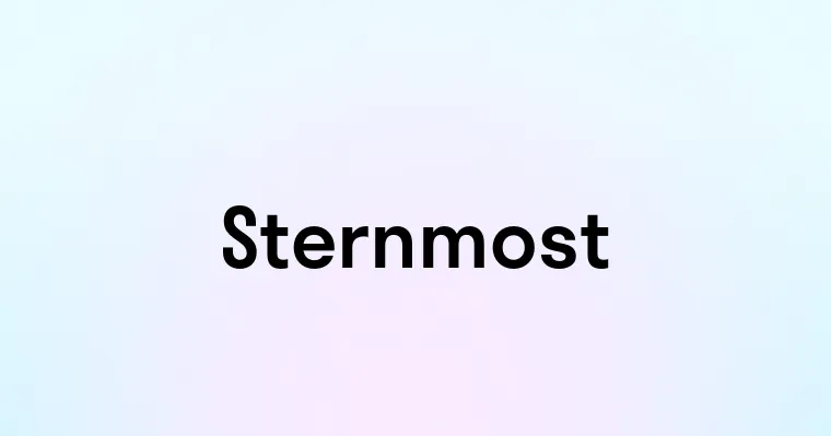 Sternmost