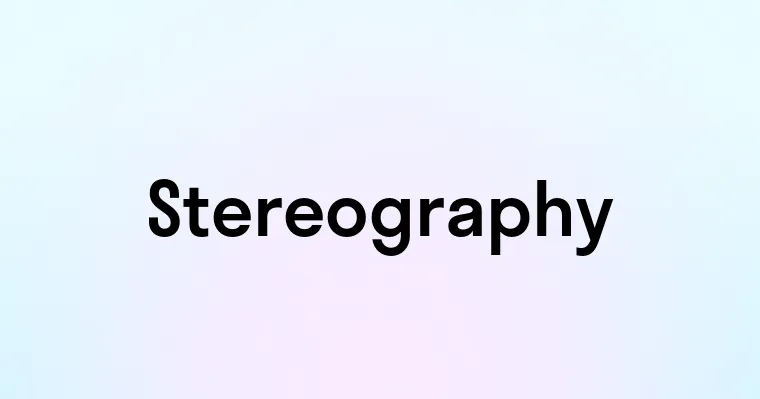 Stereography