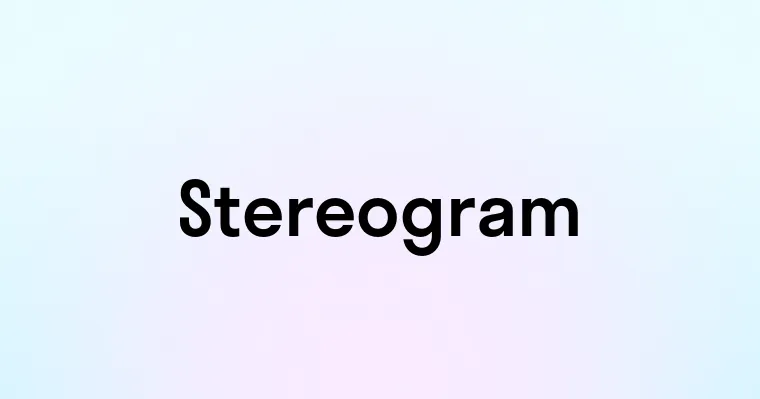 Stereogram