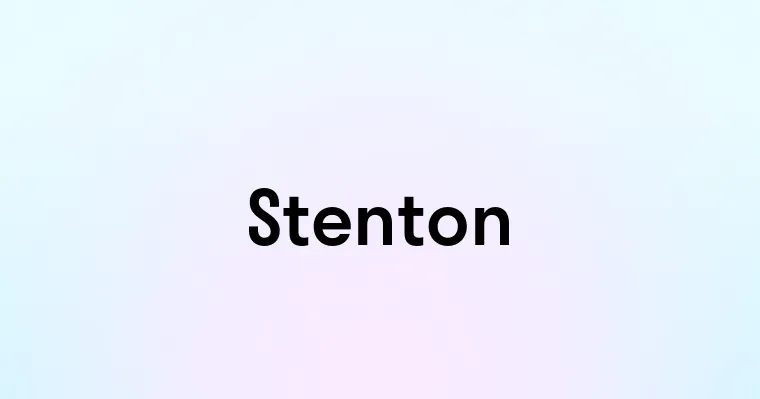 Stenton