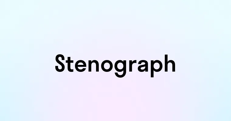 Stenograph