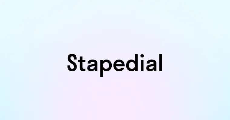 Stapedial