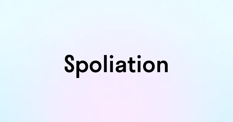 Spoliation