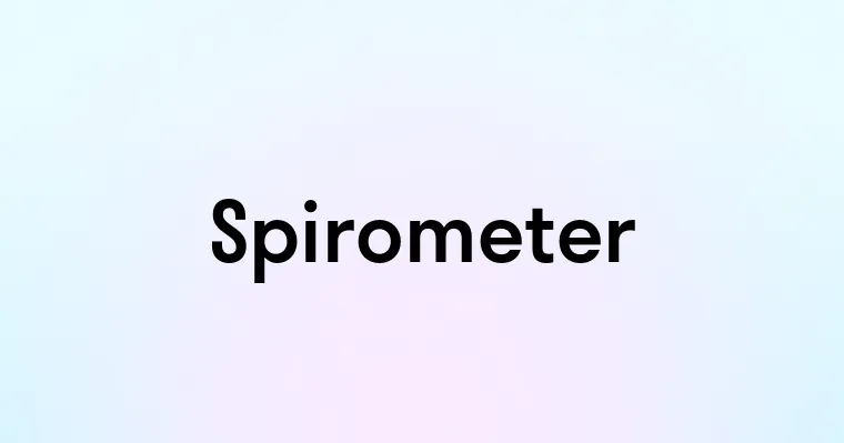 Spirometer