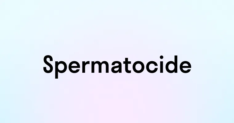 Spermatocide