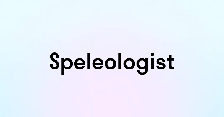 Speleologist