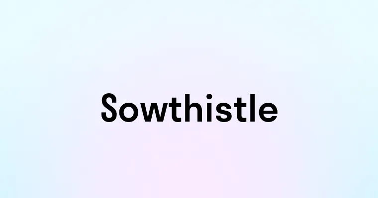 Sowthistle