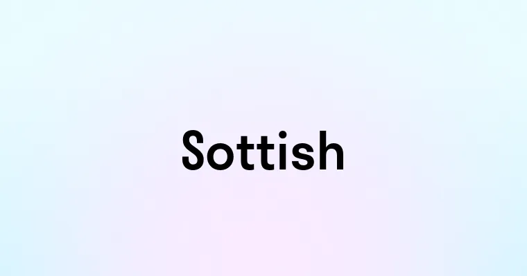 Sottish